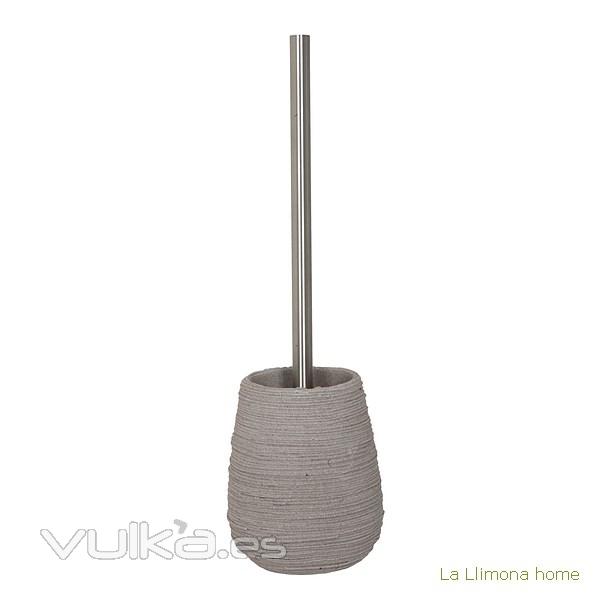 Escobilleros de bao. Escobillero bao conic sand gris - La Llimona home