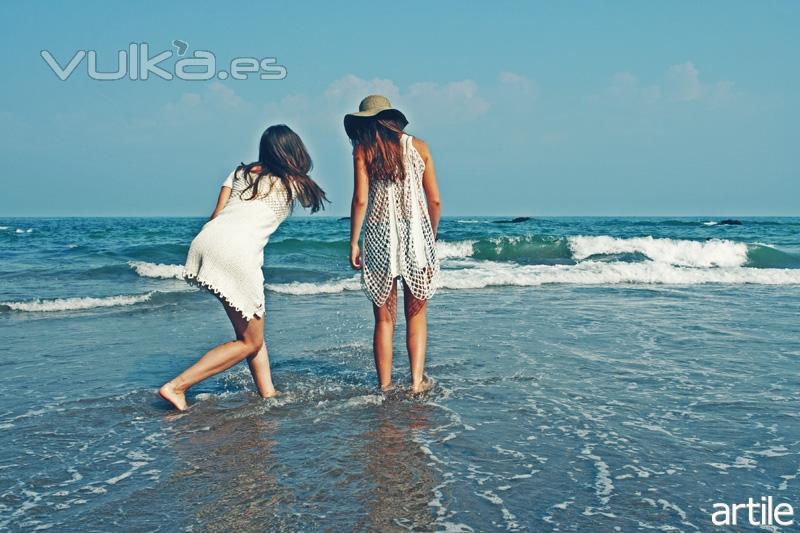 Vestidos de crochet para la playa