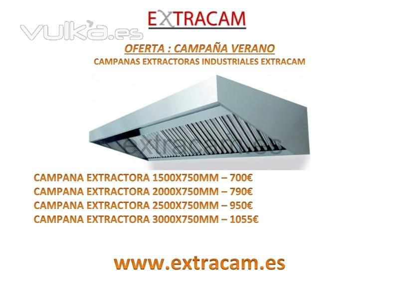 oferta de campanas industriales extracam.