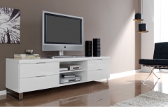 Mesa tv color blanco