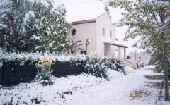 Casa rural en caravaca con nieve