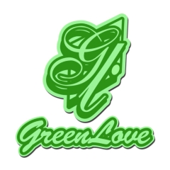 Green love logo de nuestra grow shop