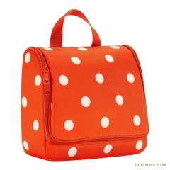 Reisenthel neceser bag carrot dots - la llimona home