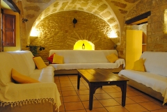 Sala de estar con tv 42 y dvd con home cinema