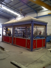 Pergola terraza cafeteria