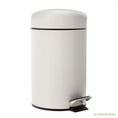 Accesorios de bano papelera bano sirio blanca brillante - la llimona home