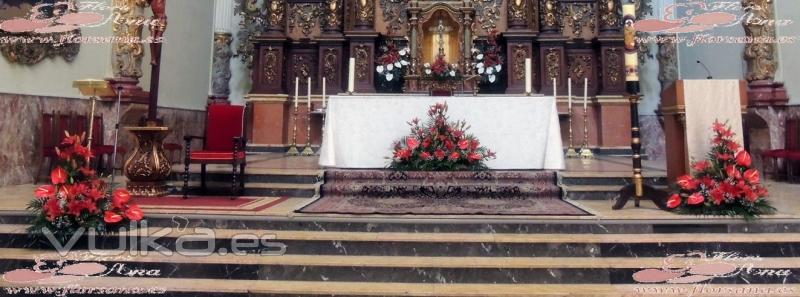 Decoracin de altar.