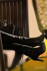 Poster botas descansando por wifred llimona en la llimona foto