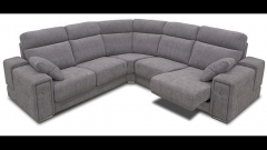 Amplio sofa rincon en color gris