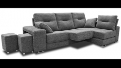 Amplio sofa en color gris marrengo