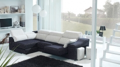 Elegante sofa combinado en 2 colores diferentes