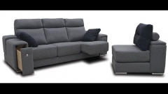 Practico sofa con un sillon del mismo modelo