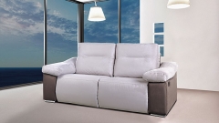 Moderno sof combinado en 2 colores