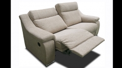 Sofa reclinable en color arena