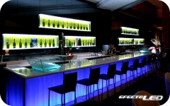 Iluminacion led para lounge bar / pub / discotecas descubre los productos utilizados: tiras led rgb