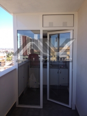 Cerramiento aluminio blanco