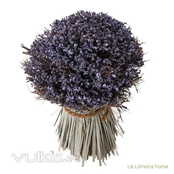 Arreglo floral violet lavanda artificial redondo 23 1 - La Llimona home
