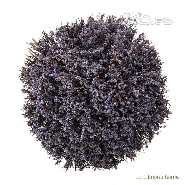 Arreglo floral violet lavanda artificial redondo 30 2 - La Llimona home