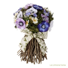 Arreglo floral coral flores anemonas artificiales - la llimona home