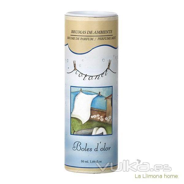 Inciensos y ambientadores. Brumizador - Brumas ambiente cotonet 50 ml - La Llimona home