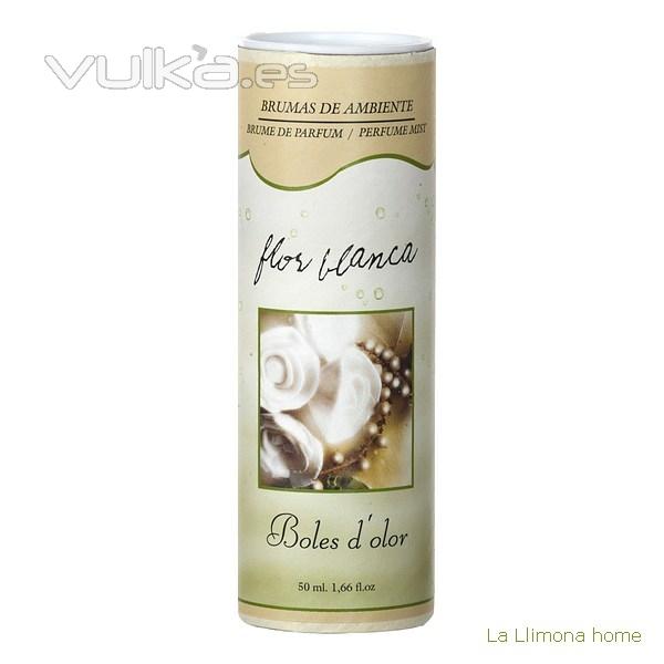 Inciensos y ambientadores. Brumizador - Brumas ambiente flor blanca 50 ml - La Llimona home