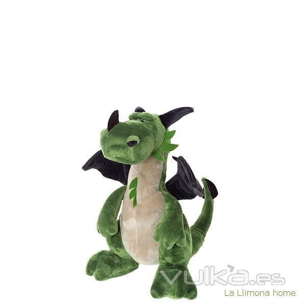 Nici peluches y complementos. Nici dragón verde con alas sentado peluche 15 - La Llimona home