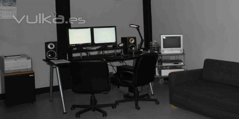 Instalaciones Zagal Audiovisual/Sala de Edición, donde montamos nuestras producciones audiovisuales