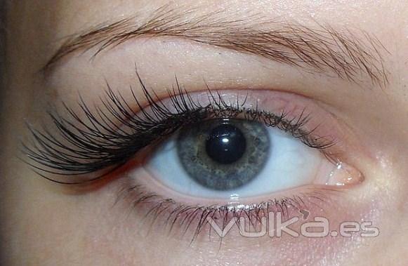 Extensiones de esquinas con degradado por todo el ojo