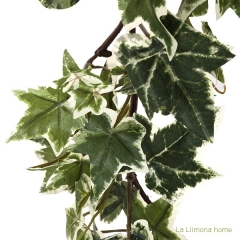 Planta artificial colgante guirnalda hiedra natural bicolor 170 1 - la llimona home