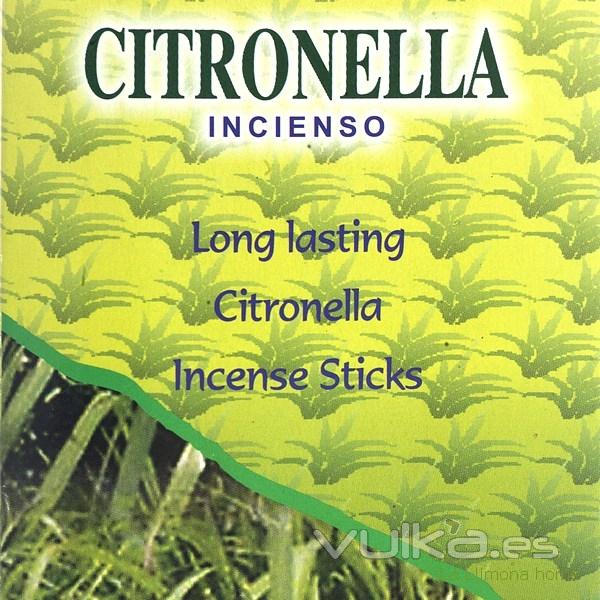 Inciensos y ambientadores. Incienso sac citronella caja sticks - La Llimona home