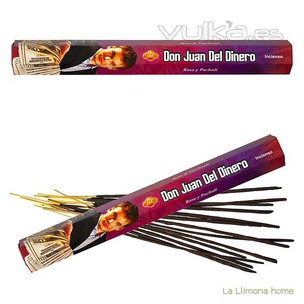 Inciensos y ambientadores. Incienso sac Don Juan del dinero caja sticks 1 - La Llimona home