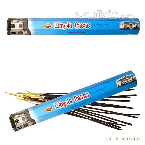 Inciensos y ambientadores. Incienso sac limpia casas caja sticks 1 - La Llimona home