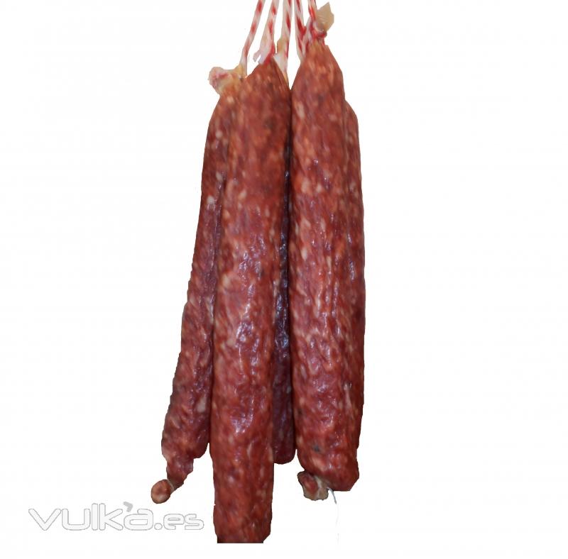 SALCHICHON VELA EXTRA 6,57 euros pieza de 0,600 kg