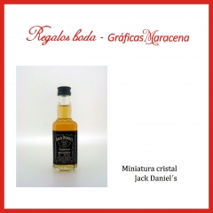 Regalos boda granada - miniatura jack daniel´s - graficasmaracenacom