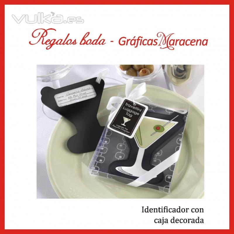 Regalos boda Granada - Identificador equipaje - graficasmaracena.com
