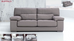 Moderno sofa de piel de 2 plazas