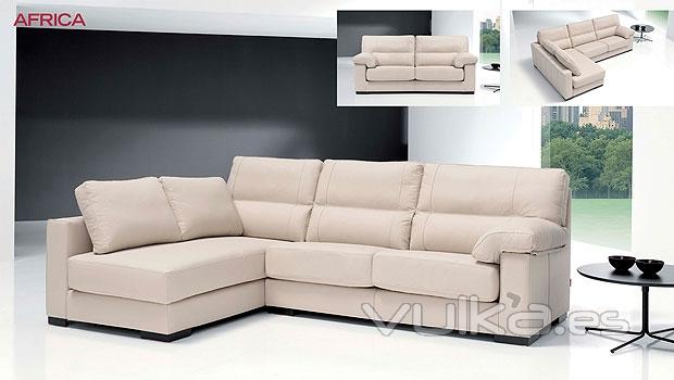 Comodo sofa para el salon con cheslong