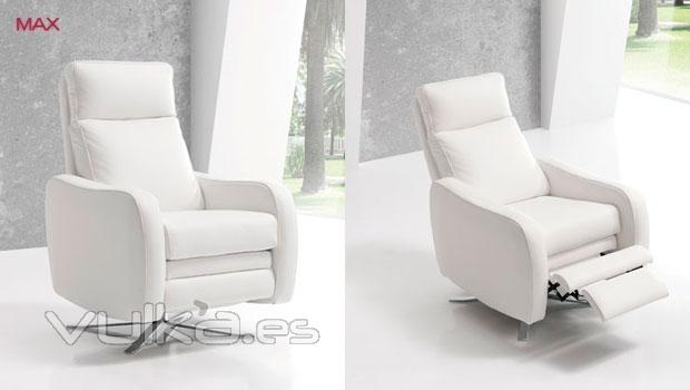 Moderno sillon blanco 