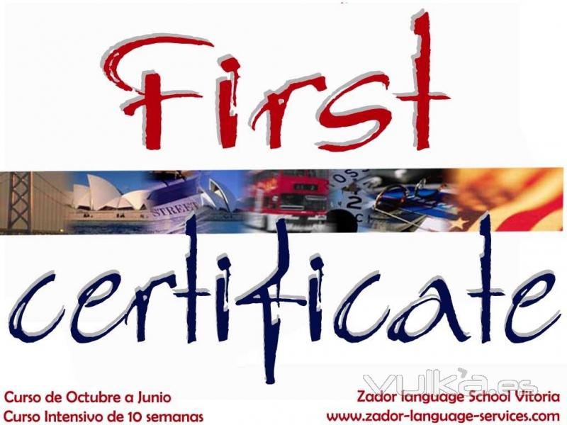 Curso de preparacin de First Certificate en Vitoria-Gasteiz