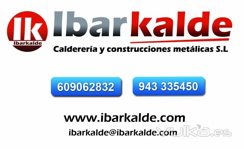 Contacte con Ibarkalde S.l, su nueva herrera y calderera en Hernani (Guipuzcoa)