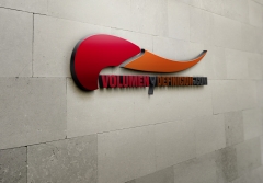 Logotipo en fachada de volumenydefinicioncom