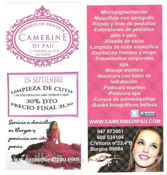 Promocin septiembre. LIMPIEZA DE CUTIS