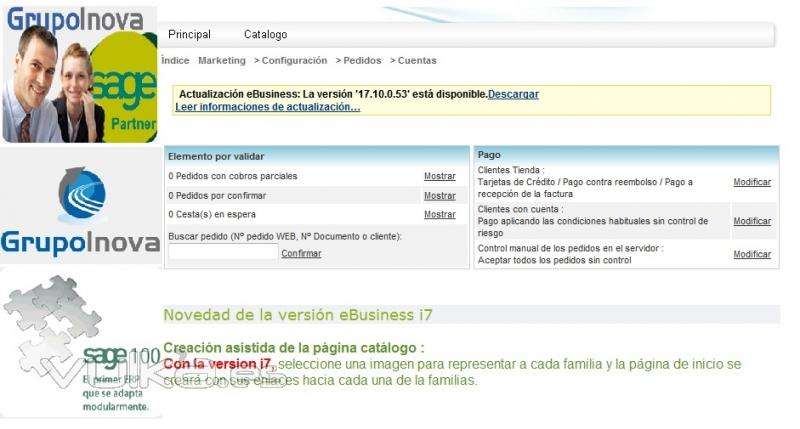 Disponible para descargar - download ebusiness sage i7.53