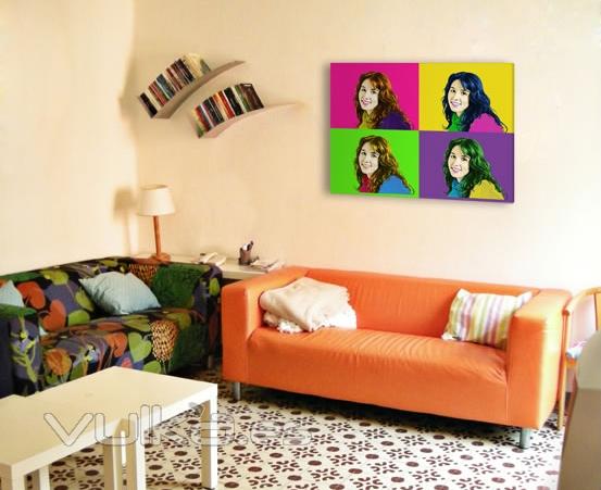 cuadro personalizado pop-art