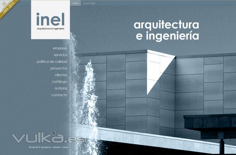 Diseo y desarrollo de la web de INEL, empresa de arquitectura e ingeniera