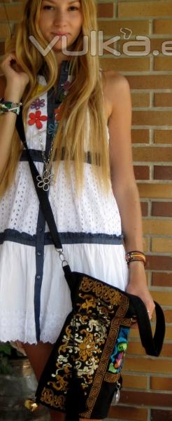 Bolso estilo boho chic, hippie chic, estilo bohemian handbag