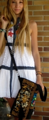 Bolso estilo boho chic, hippie chic, estilo bohemian handbag