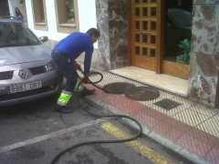 Intervencion en acometida edificio