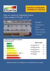 Certificación de la eficiencia energética Chiclana de la frontera