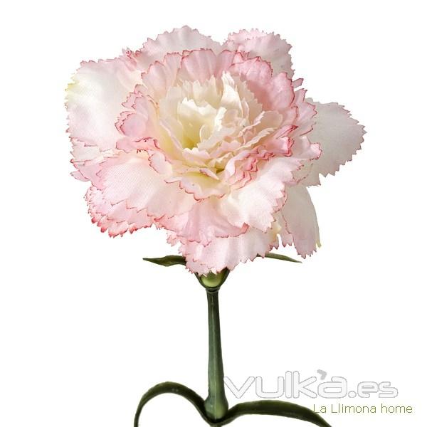 Flores artificiales. Flor clavel artificial rosa 55 - La Llimona home